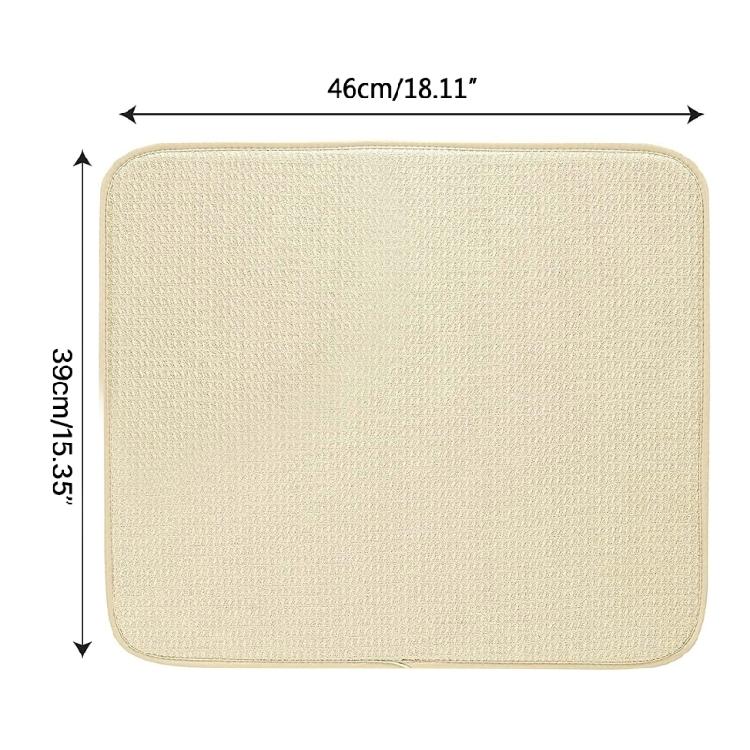 Kitchen Pad Washable Fast Drying Pad Dish Drainer Mat For Kitchen Counter