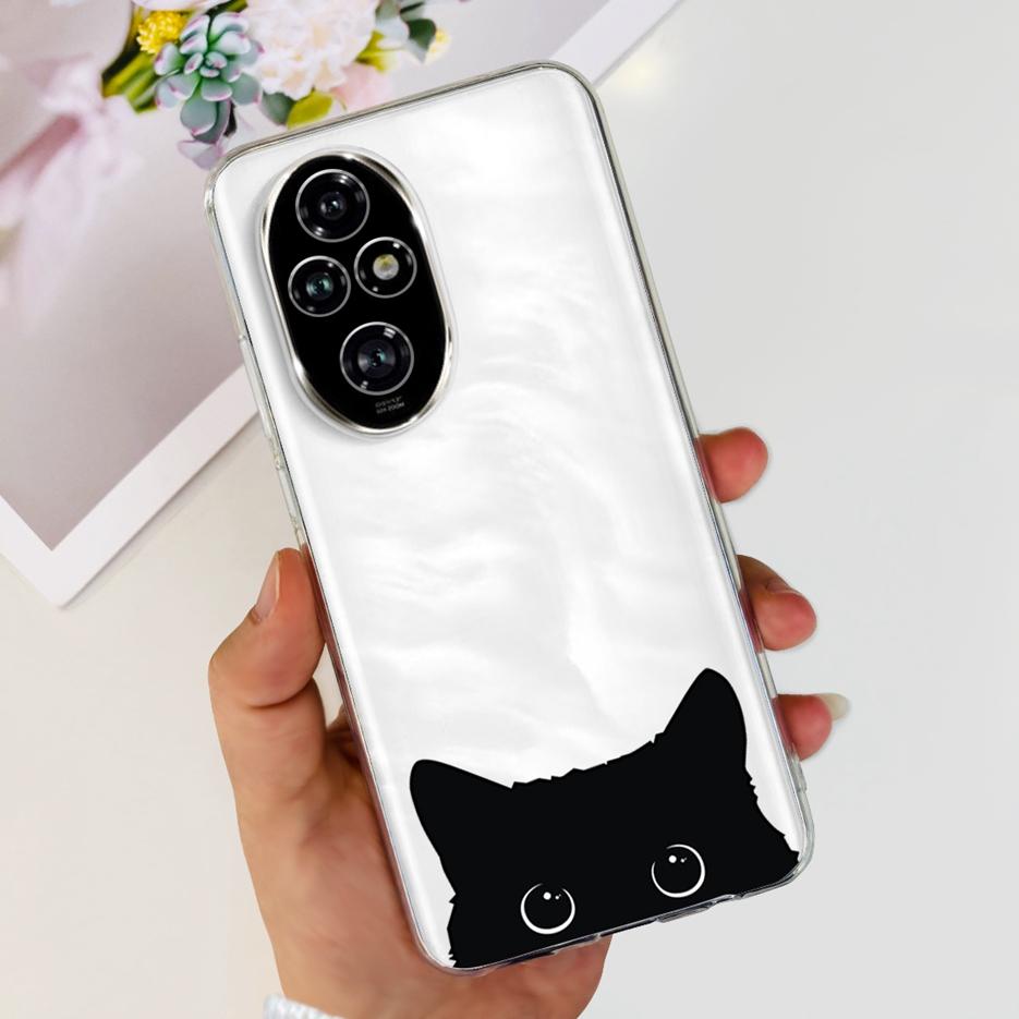 For Honor 200 Pro Case ELP-AN00 New Fashion Painted Cover Clear Silicone Phone Cases For Honor 200 Lite Honor200 Pro Soft Fundas