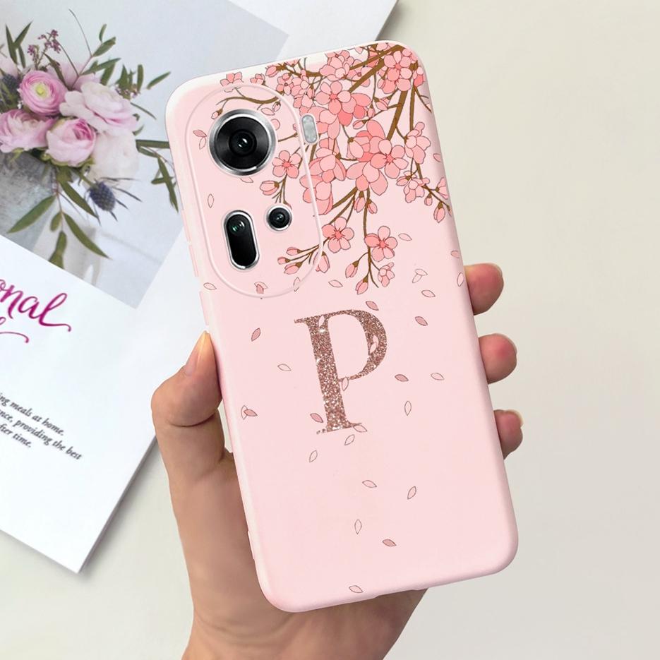 Für Oppo Reno 11 5G Hülle Reno11 F Niedliche Kronen Buchstaben Abdeckung Weiche Silikon Handyhülle Für Oppo Reno11 Pro Reno 11F Rückseite Taschen