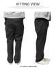 One Colors Men's Easy Pants, Large Size, Mega Stretch, Fleece-Lined, Stretch Chino Pants, Size 3L, Khaki (46)