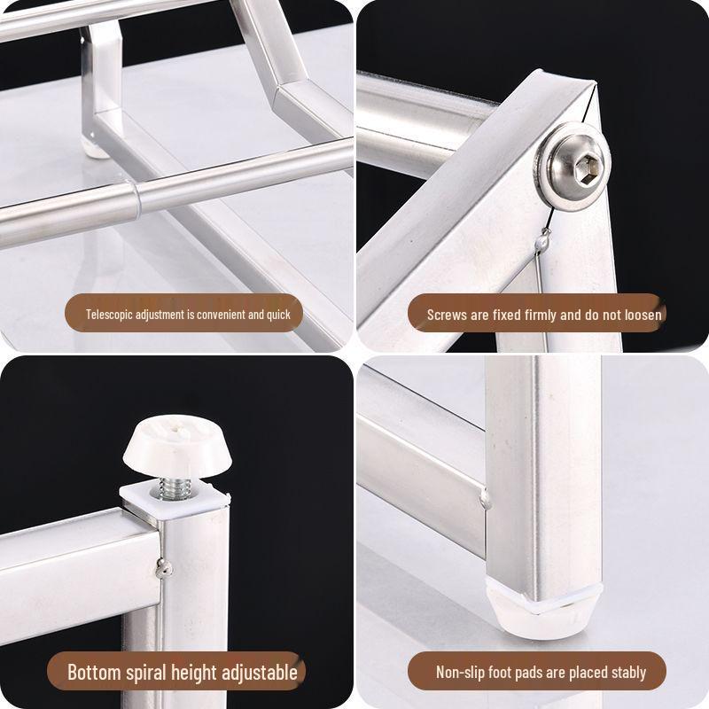 Commercial Stainless Steel Multi-Compartment Condiment Tray Set for Milk Tea Shop