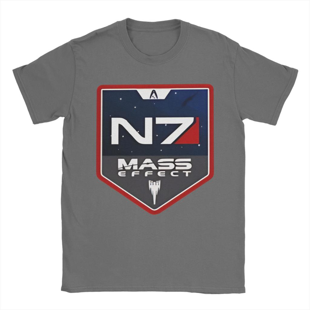 Mass Effect N7 TShirt Men  Vintage TShirts Summer O Neck Harajuku Tee Shirt Casual Oversized Clothes
