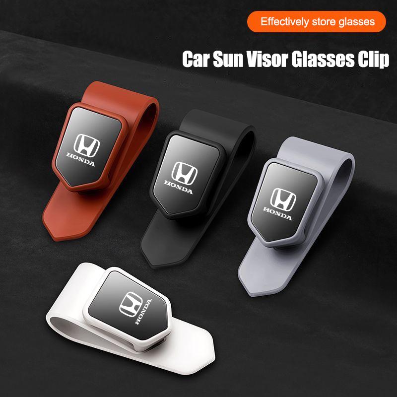 Car Sun Visor Glasses Box Card Ticket Holder Eyeglasses Clips For Honda CB400 CB650F CBF CBR250RR CRF SH300 NC750 Accessories aip256
