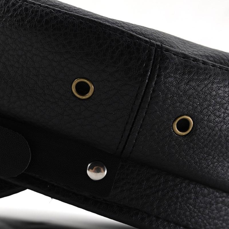 Gotische Dunkle Baskenmütze Schiebermütze Malerhut Baskenmütze Bäckerjungenmütze zum Straßenbummel PU Flache Mütze Foto Requisiten