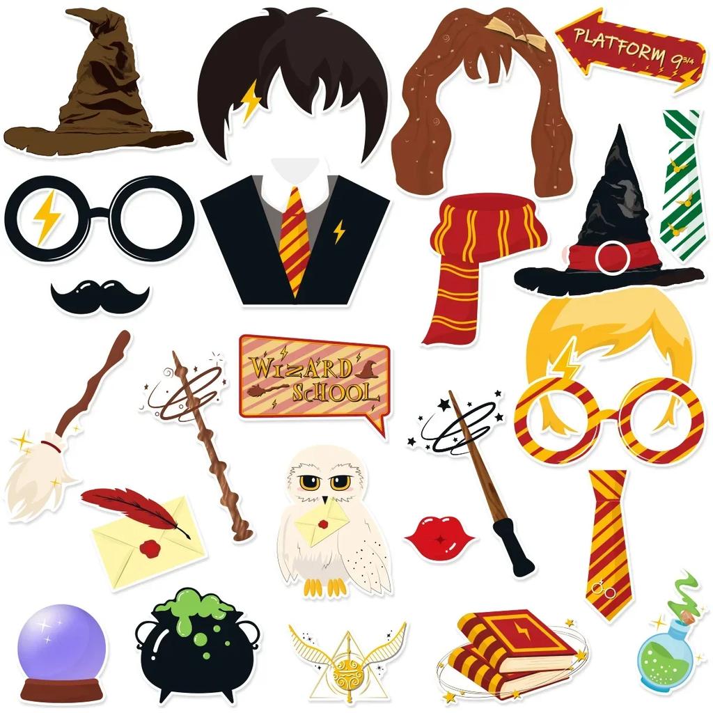 Magic Castle School Birthday Party Decor Background Magician Halloween Kids Baby Shower Party Supplies Banner Photo Props