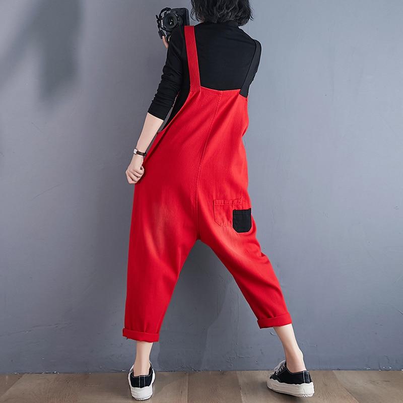 Buy Fashion Streetwear Denim Overalls 