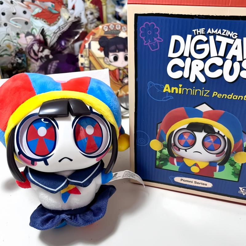 The Amazing Digital Circus Pomni Series Blind Box Plush Pendant Character Periphery Cute Doll Desktop Decoration Surprise Gift