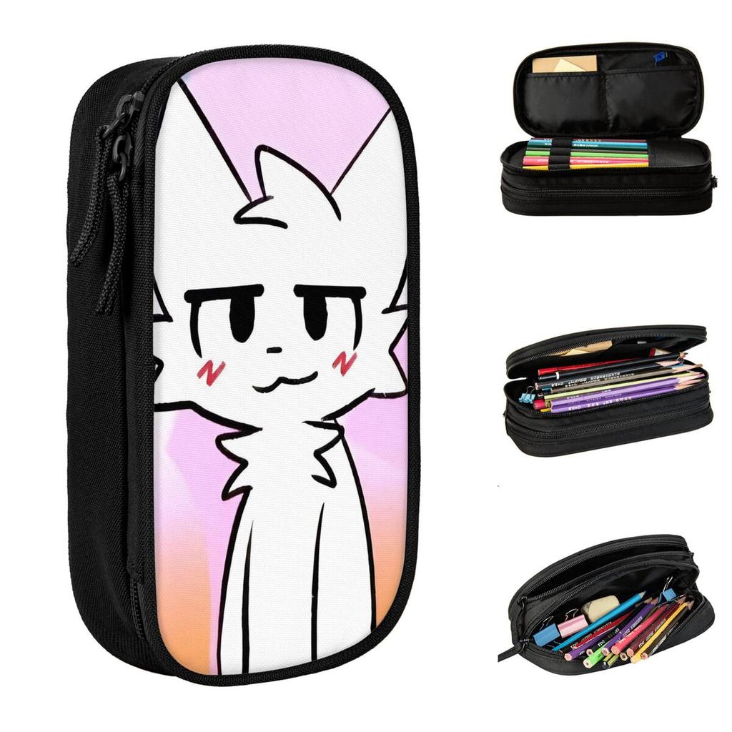 New Boykisser Silly Cat Pencil Cases Cartoon Pencil Box Pen Box for Student Large Storage Pencil Bags School Supplies Stationery