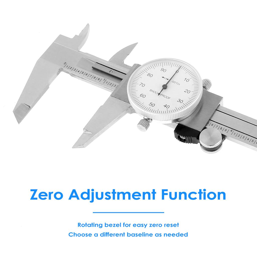 Stainless Steel Vernier Calipers High-precision Home Woodworking Inner and Outer Diameter Caliper Step Depth Measurement Tools