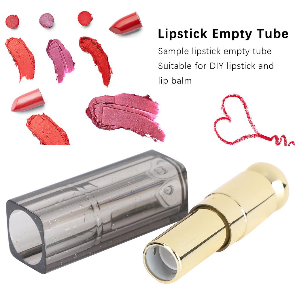 Lipstick Empty Tube DIY Lip Balm Refillable Container Packing ABS Cosmetic Tool Bottle