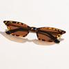 1/3pcs Ladies Triangle Cat Eye Sunglasses Luxury Women Small Cat Eye Sun Glasses Metal Design Anti-UV Outdoor Driving Eyewear