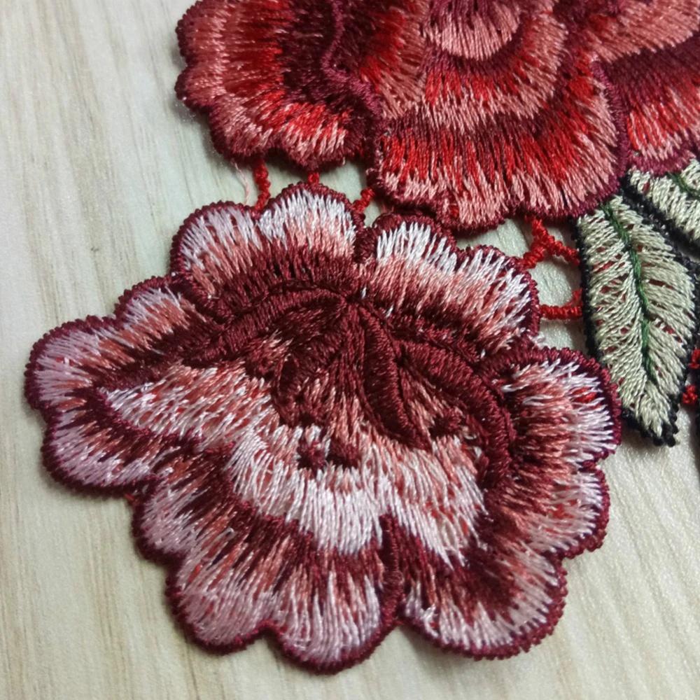 Flori Brodate Cusături Subvenție Embleme Brodate Meșteșug Broderie Retro Broderie DIY Îmbrăcăminte Pantaloni
