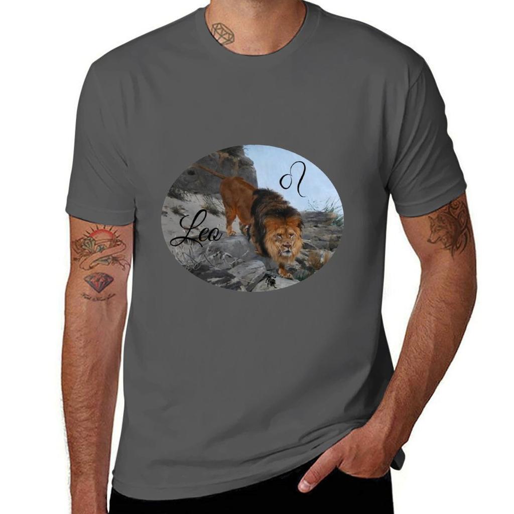 Leo Zodiac Sign TShirt AntiPerspiration Workout Top