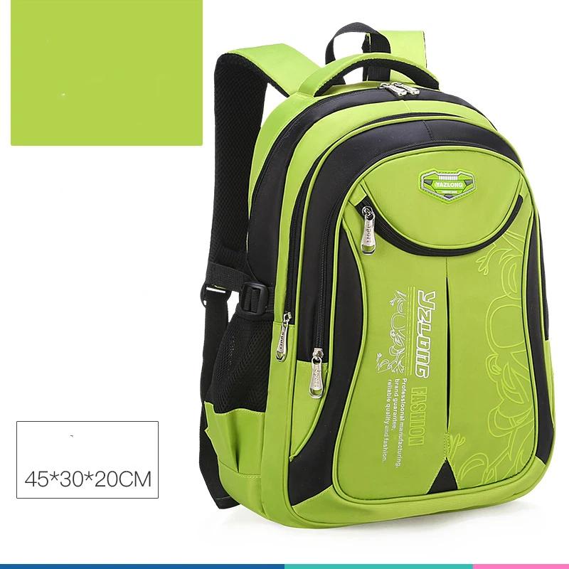 Kids Primary School Backpack Large Capacity Waterproof Breathable Spine Protection Boys Girls School Bag Bookbag