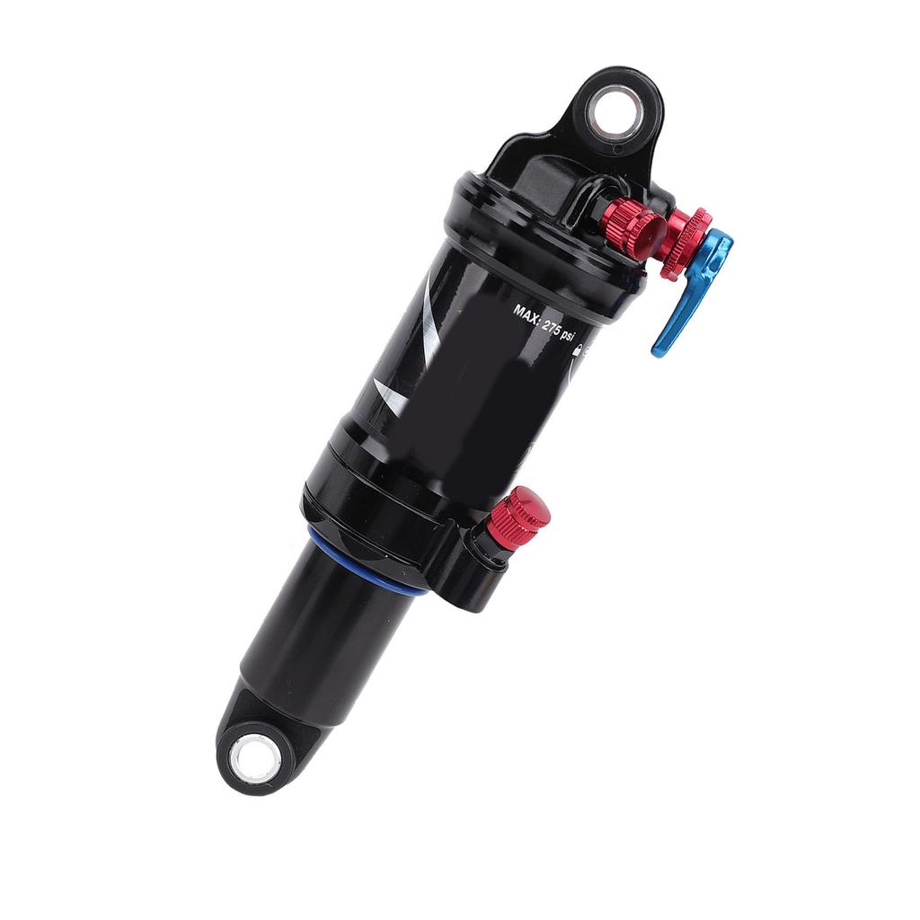 Bike Rear Suspension Shock Mountain Bike Shock Absorber 165mm Steel Adjustable Damping Rear Shock Accessory Black