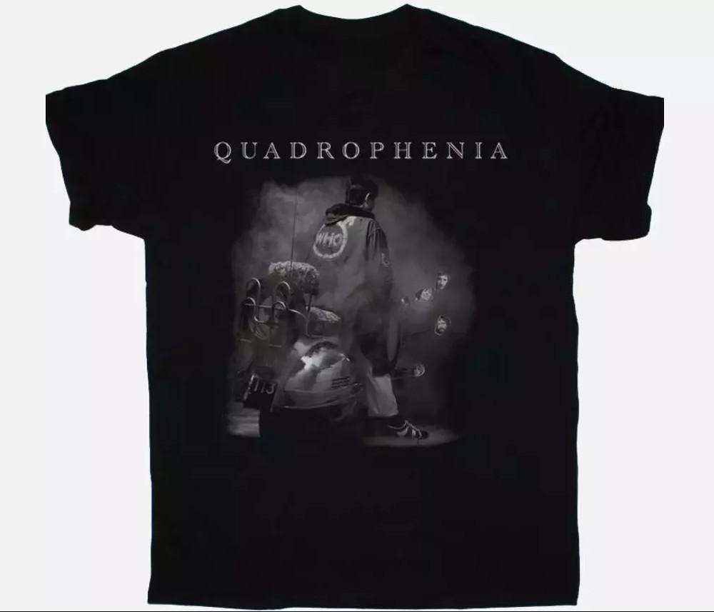 The Who Quadrophenia 1973 Unisex Black Cotton T-Shirt S-5XL Unisex T-Shirt S