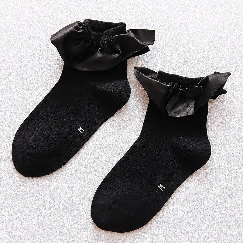 Printemps été bébé chaussettes mignon dentelle fleur arcs nouveau-né bébé fille chaussette coton princesse filles chaussettes enfant en bas âge chaussettes bébé fille trucs