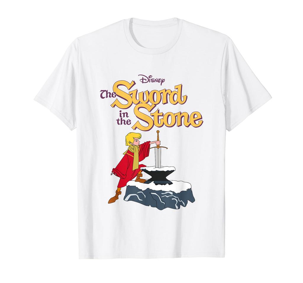 Disney Sword in the Stone Iconic Arthur Big Chest Poster T-Shirt