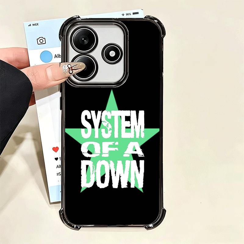 System Of A Down Soft Phone Case For Xiaomi Poco X7 X8 Pro Max X6 X5 X3 F8 Ultra F7 M8 M7 M5S Redmi 15C 15A 15 14C 13C 12C 13 12