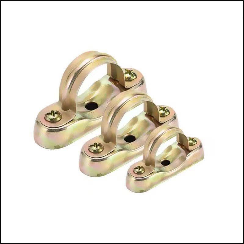 Оцинкованный седловой хомут с выносом с цинковым покрытием для труб 20, 25, 32