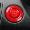Red ABS Engine Start Stop Button Cover Outer Ring Frame for BMW 1 3 5 Series X1 X3 X5 M5 Models Years 2004 To 2015 Direct Fit