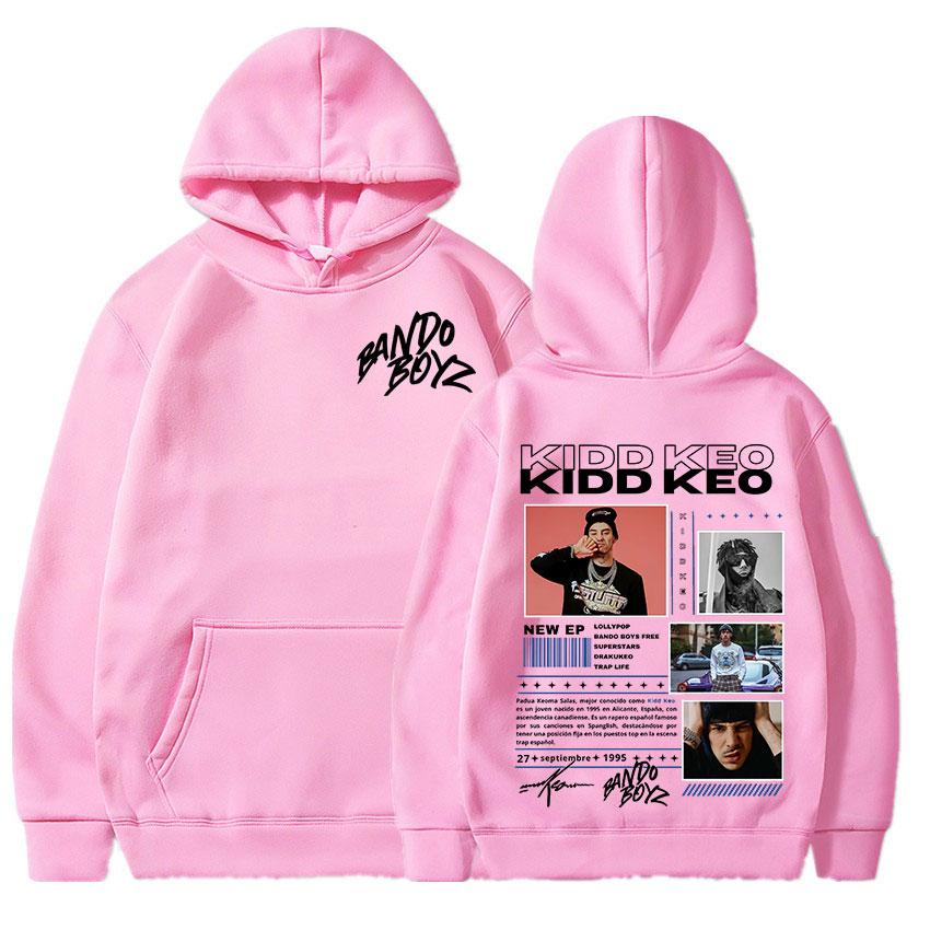 Rapper Kidd Keo Bando Boyz Album Tour Merch Hoodies Men Women Hip Hop Fashion Street Sweatshirt Casual Comfort Oversized Hoodie