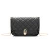 Women's Bag New Winter Rhombus Embroidered Shoulder Bag Lock Crossbody Casual Small Square Bag