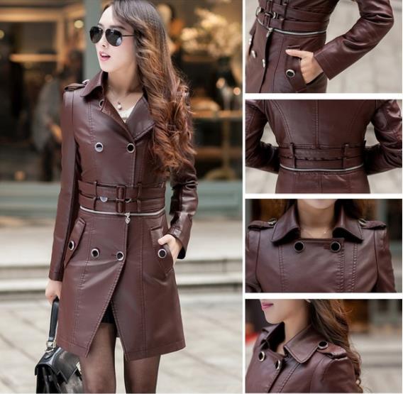 

Кожаная куртка, тонкое пальто, ветровка из искусственной кожи, женская куртка для двух видов одежды