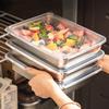 Stainless Steel Square Food Storage Containers with Lid Perfect for Camping, Outdoor Adventures and Home Use - Ideal for Storing Meat, Fruits
