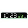 New LED Electronic Alarm Clock Multifunctional Clock Ambient Light Bedside Clock Simple Clock 1181 Plastic Desk Clock