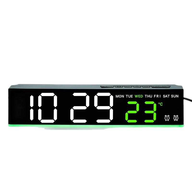 New LED Electronic Alarm Clock Multifunctional Clock Ambient Light Bedside Clock Simple Clock 1181 Plastic Desk Clock