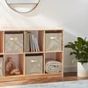 Basics Storage Box Folding Type 6-Piece Set Handles Beige 272728cm