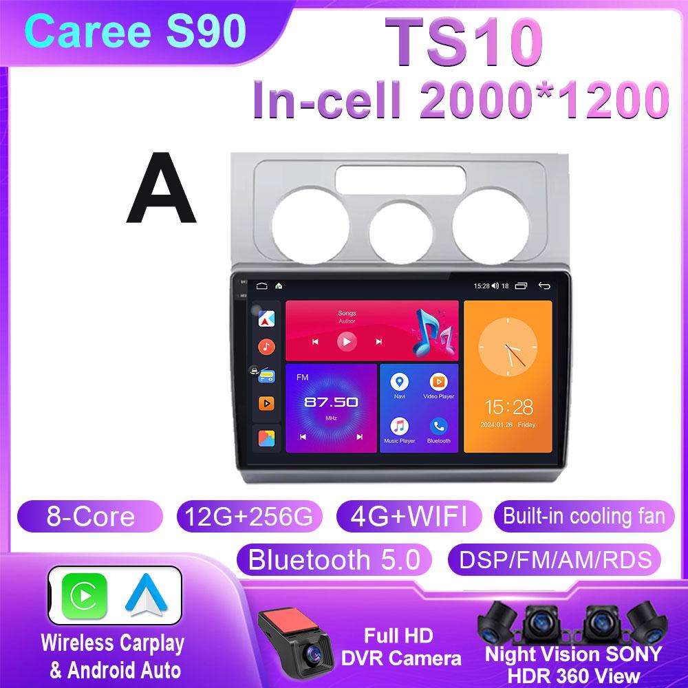 Car Radio For Volkswagen Touran 1 2003 - 2010 Wireless CarPlay Android Auto Car Intelligent Systems WIFI QLED No 2 Din 2din DVD