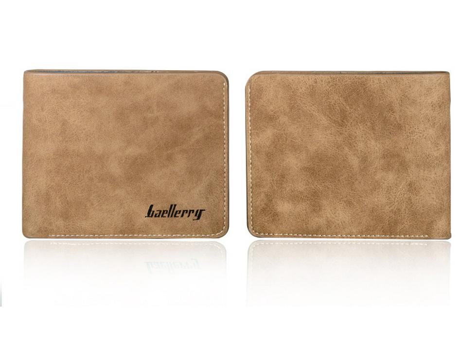 Men's Retro Leather Wallet - Short Style, Multi-Card Slots, Money Clip, Large Capacity, High-End.