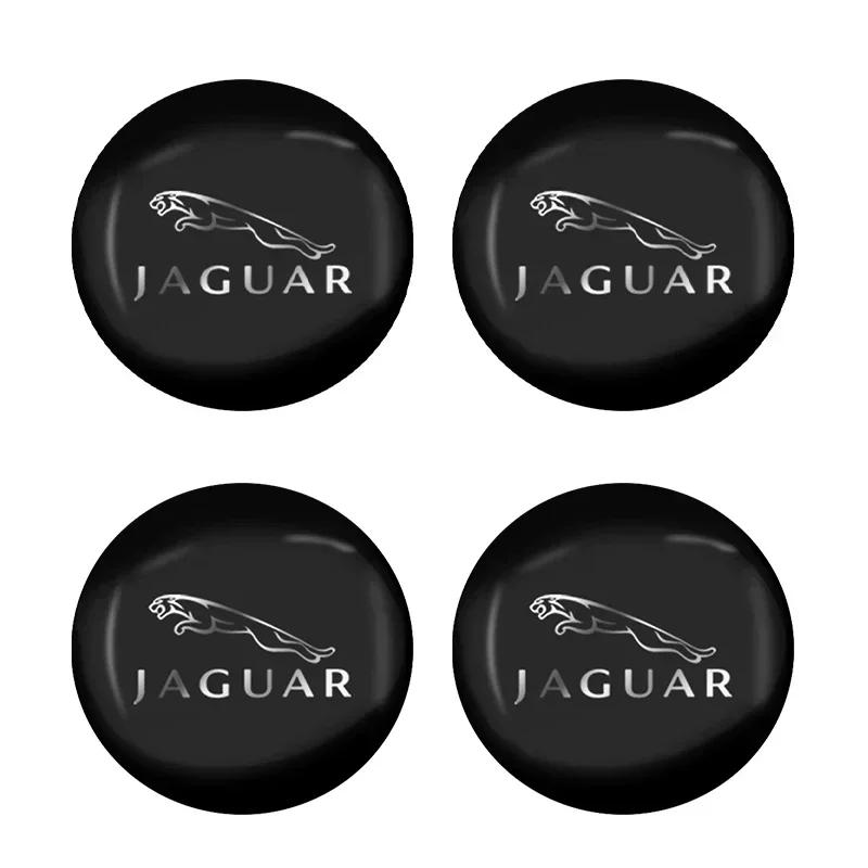 

4PCS Car Hub Cap Stickers Wheel Center Cover Accessories For Jaguar XF XJ-S XJ-6 X-Type XE S-Type F-PACE F-Type XK8 XK XKR XFR