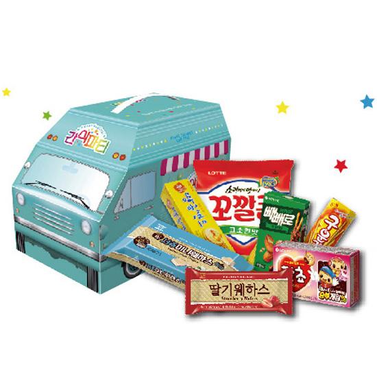 

Корейский подарочный набор закусок вкусные закуски (1 коробка/7 видов закусок) Корейская еда 1 Box