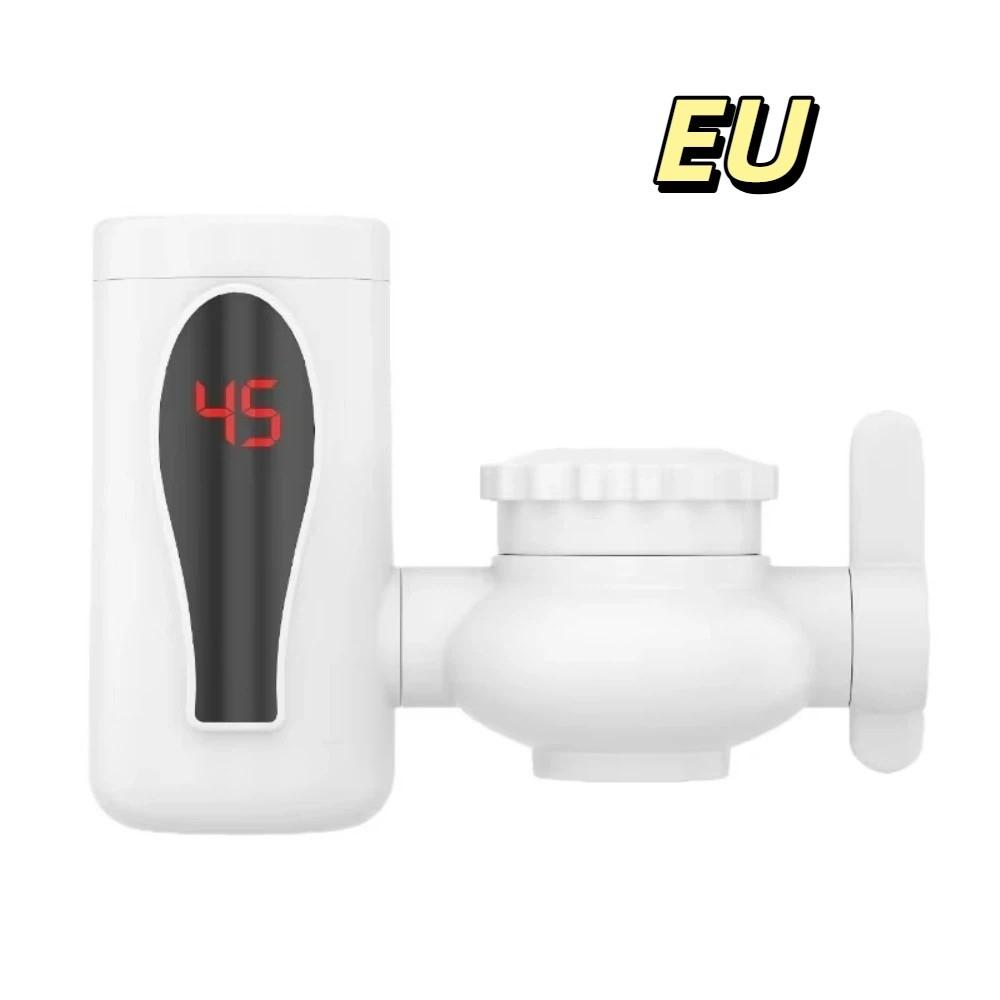 Digital Display Tankless Water Heater 3000W Power Instant Hot Water Faucet  Kitchen Use EU