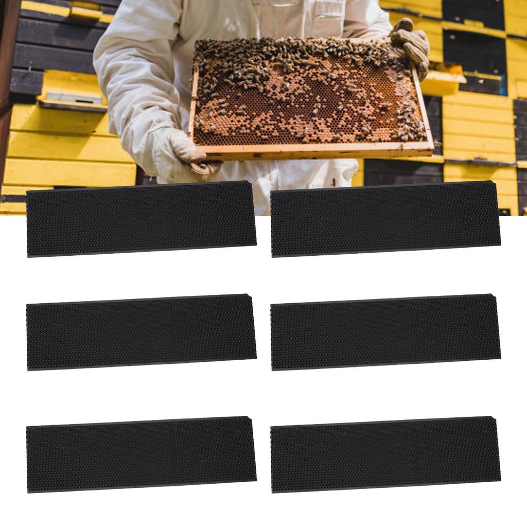 6pcs Beehive  Sheets ABS  Sheets for Beekeeping with 16.7x4.9in Size Fit Most Beehives   Sheet Beehive Equipment Waxed  Sheet