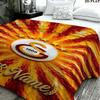 1PC Galatasaray S Custom Name Patterned Flannel Blanket Suitable For All Seasons for Home Decor Warmth and Comfort Gifts Holiday Present