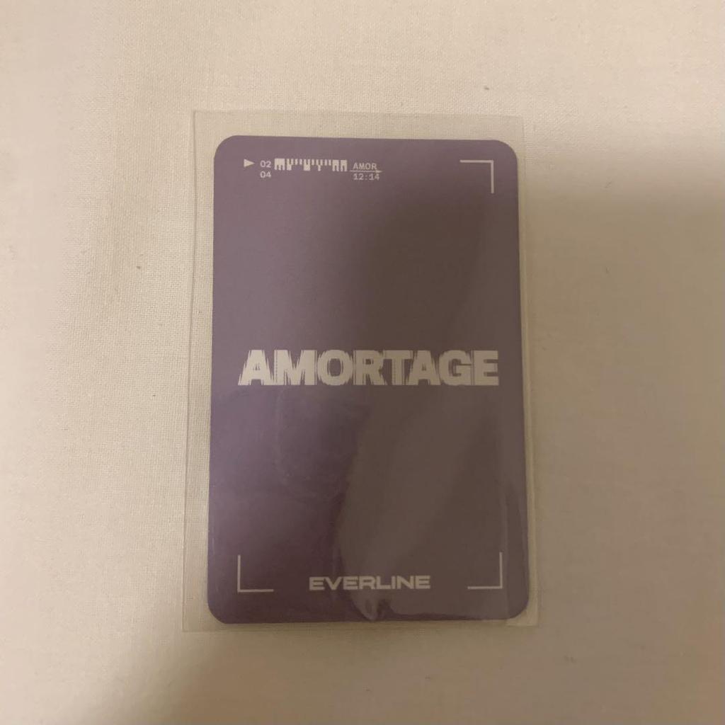[USED] JISOO Japan Pop-Up Limited Trading Card AMORTAGE