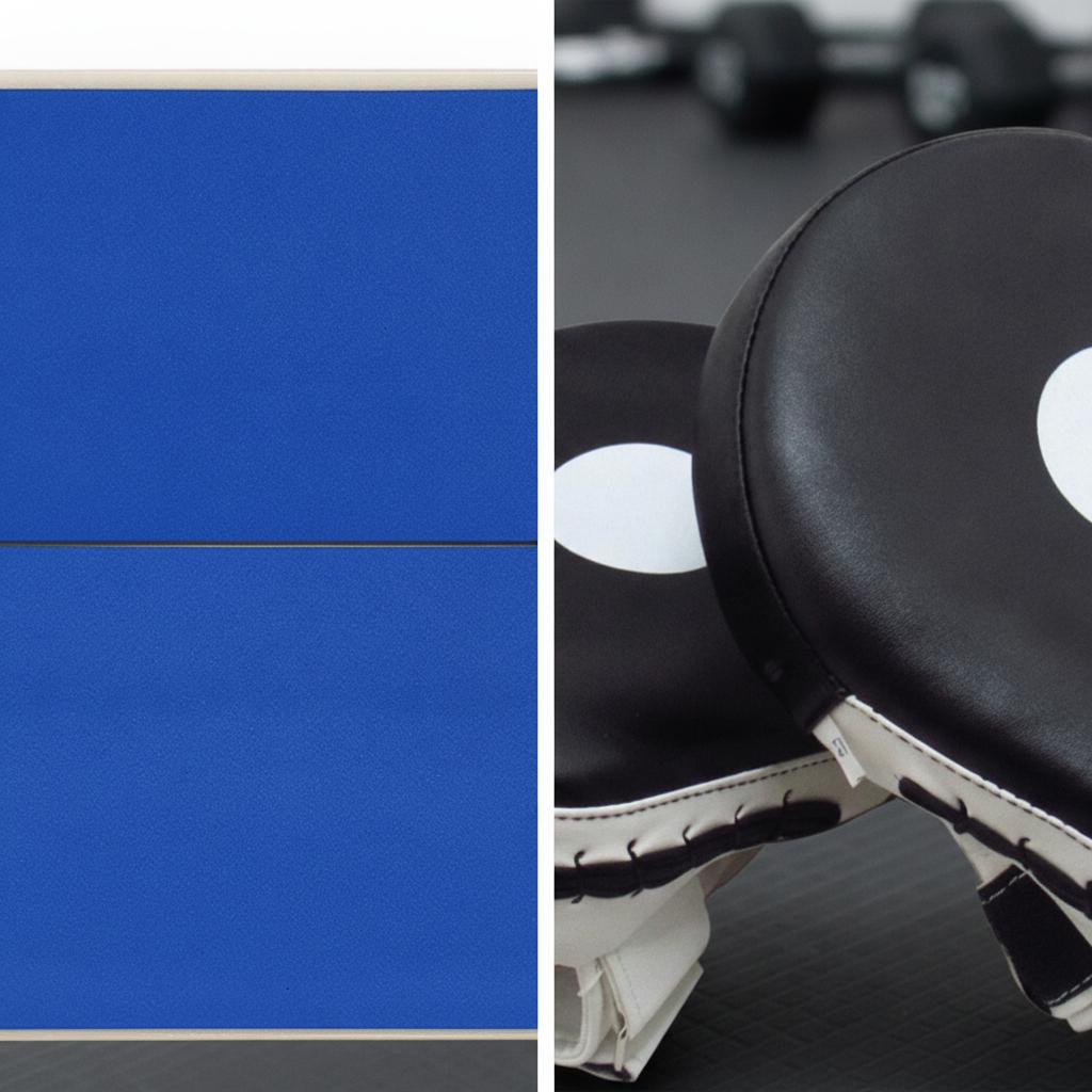 Rebreakable Taekwondo Equipment Blue Boxing Hand Pads Thick Padding Muay Striking Easy Hold Foot