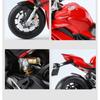 1/9 Panigale V4S Legierung Rennmotorrad Diecasts Metall Straßen-Sportmotorrad Modell Simulation mit Licht Kinderspielzeug Geschenk