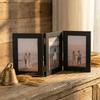 Triplex Frame Folding Photo Frame Rectangular Hinge Photo Frame  Living Room Decor