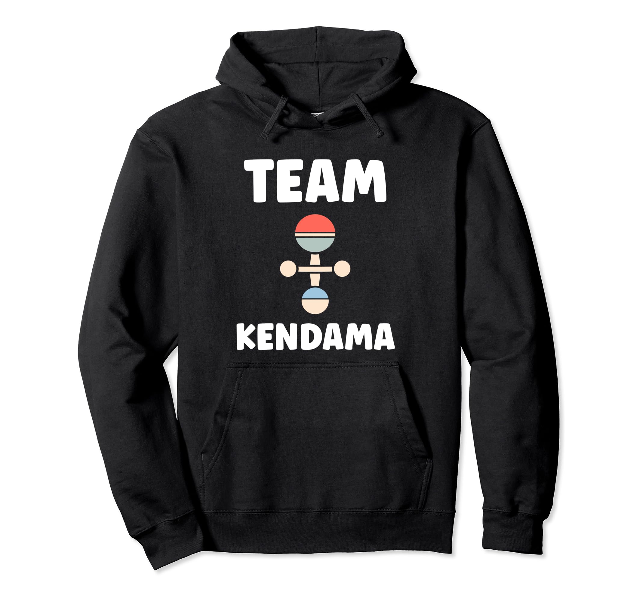 

Kendama Simple and Team Kendama Hoodie Toy, Humorous, чёрный