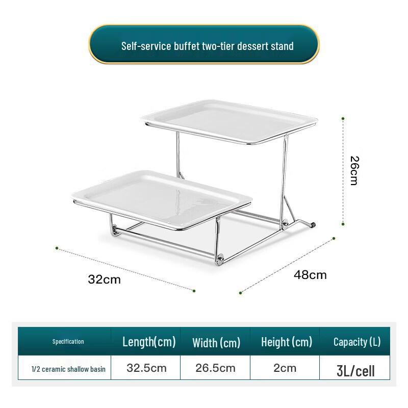 Buffet Display Stand & Dessert Tray