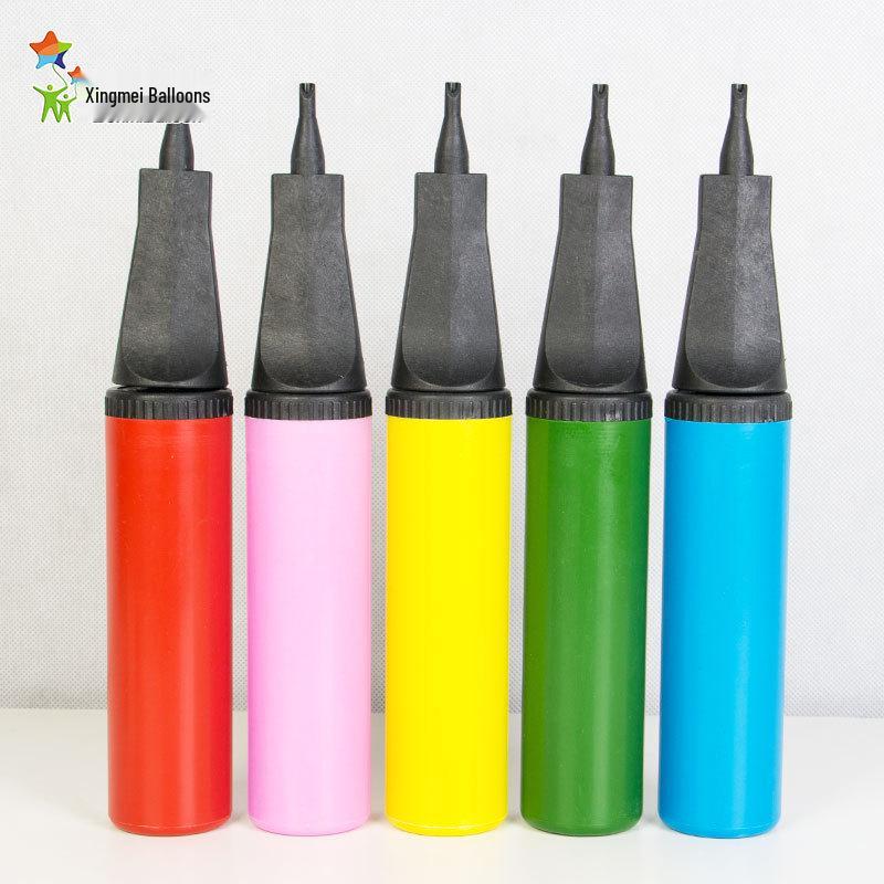 Colorful Hand-Push Balloon Pump for Wedding and Party Celebration