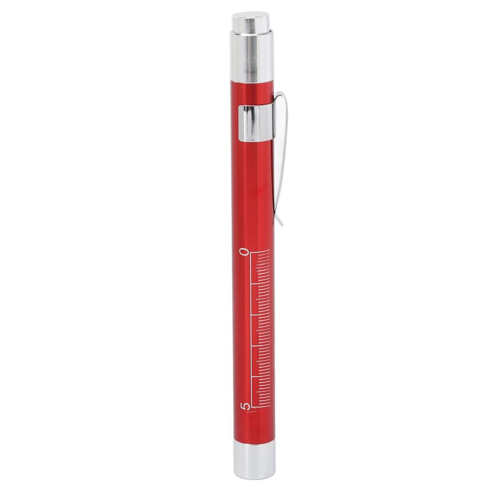 LED Penlight Yellow Lighting Concave Head Aluminum Alloy Pen Light with Pupil Gauge