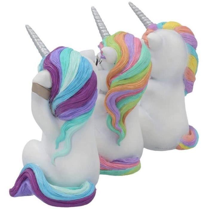 Figurine - NEMESIS NOW - Trois Sage Cutiecorns - Résine - Peinte à la main - 9.5 cm