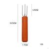Corn Holder Barbecue Butter with Wood Handle Fruit Forks BBQ Cooking Food Fork