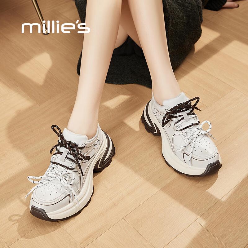 Miaoli Women s Retro Platform Dad Sneakers 38
